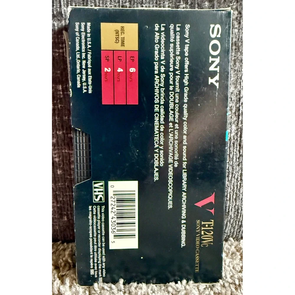 Sony VHS Tape Bill & Gloria Gaither Precious Memories Homecoming Friends T-120